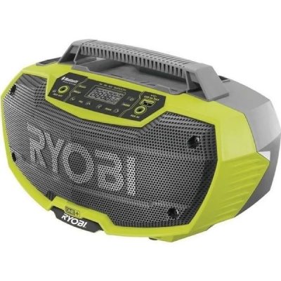 RYOBI  Radio de chantier nu st&eacute;r&eacute;o Bluetooth 18Volts
