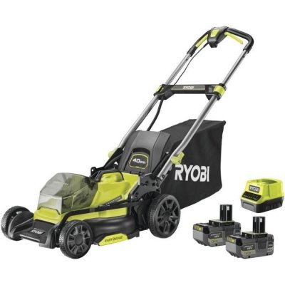 RYOBI  RY18LMX40C-240 - Tondeuse &agrave; gazon sans fil - 2x18V/4Ah - Coupe 40 cm