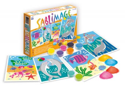SENTOSPHERE Sablimage - Poissons / Dauphins