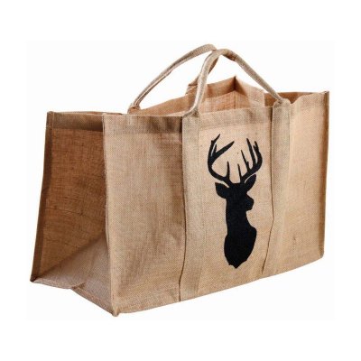 AUBRY GASPARD Sac &agrave; b&ucirc;ches cerf naturel - Marron