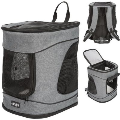CADOCA Sac &agrave; dos  Pet avec rabat, poches, sangle et ceinture de taille
