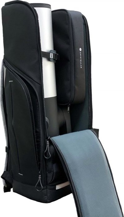 UNISTELLAR Sac &agrave; dos de transport pour t&eacute;lescope eVscope eQuinox  Noir