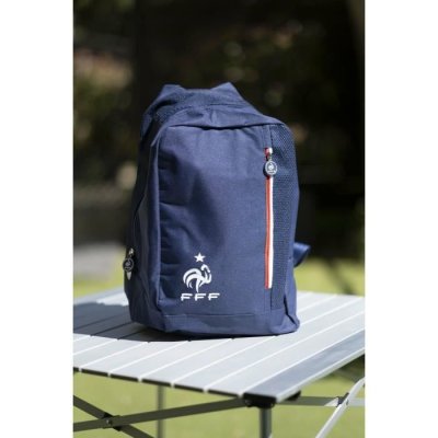 FFF Sac &agrave; dos - F&eacute;d&eacute;ration Fran&ccedil;aise de Football - Bleu - Gamme Premium