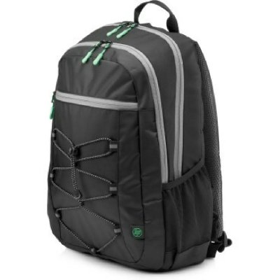 HP Sac &agrave; dos  Active 15.6''Noir /Vert menthe, Leger, impermeable, rembourre, r&eacute;si