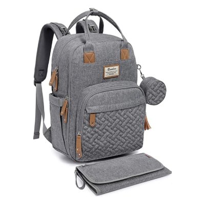 RUVALINO Sac &agrave; dos- sac &agrave; langer b&eacute;b&eacute; - gris clair Art-0234