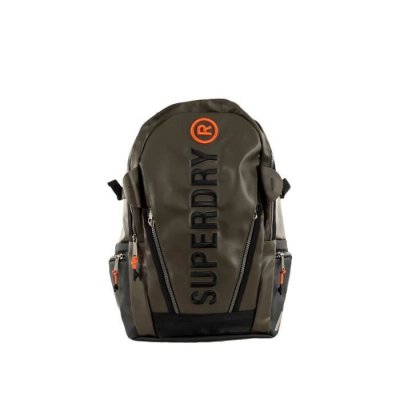 SUPERDRY Sac &agrave; dos  Tarp Embroidered Rucksack vert kaki