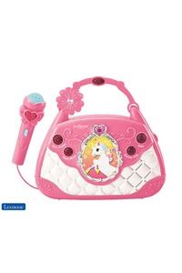 LEXIBOOK Sac &agrave; main enceinte musicale avec micro, changement de voix et c&acirc;ble aux-in coloris licorne