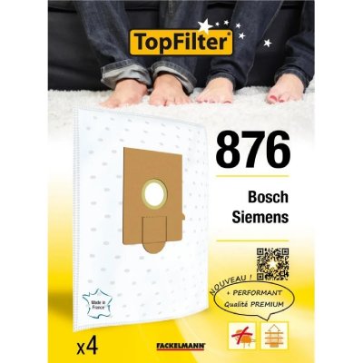 GENERIQUE Sac aspirateur domestiques - Bosch Arriva - 876 - Vendu par 4