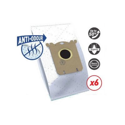 TEMIUM Sac aspirateur  EL117SN ANTI-ODEUR 6 SACS