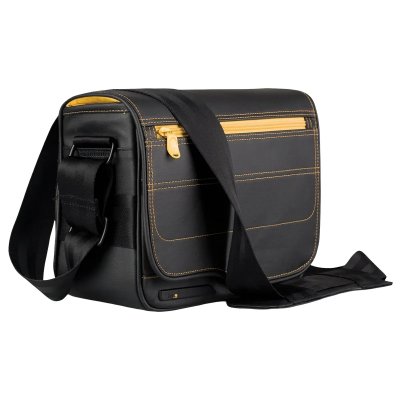 BE.EZ Sac bandouli&egrave;re pour appareil photo le reporter scout noir , jaune BE-100988