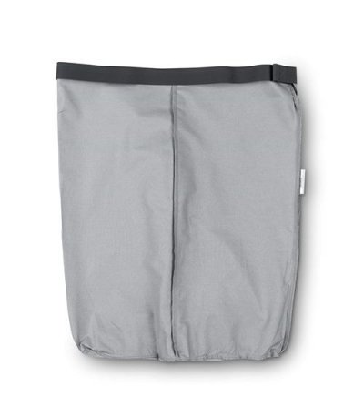 BRABANTIA Sac int&eacute;rieur de rechange pour panier &agrave; linge, gris, 35 l, Coton, gris, 55 L
