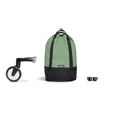 BABYZEN Sac YOYO -  - Peppermint - Vert et noir - Mixte - Enfant - Non r&eacute;versible - 4 roues