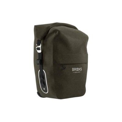 BROOKS ENGLAND Sacoche de porte bagages brooks scape large 18 22l marron kaki mud