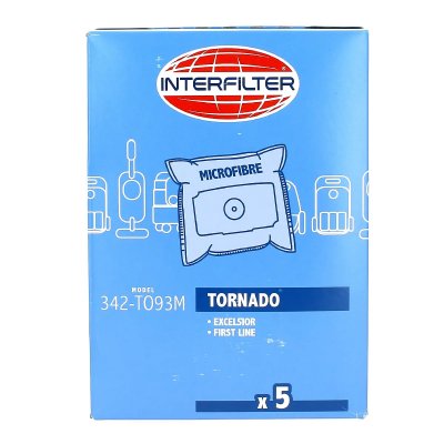 TORNADO Sacs aspirateur par 4 microfibres pour Aspirateur 