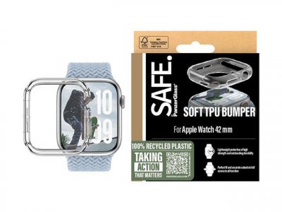 PANZER GLASS SAFE by PanzerGlass Bumper Apple Watch 7-9 / SE 2024 - 45 mm - Transparent