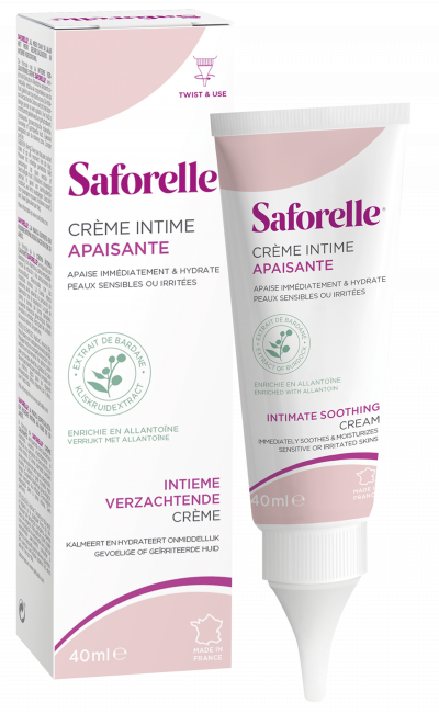 Saforelle Cr&egrave;me Apaisante Intime Irritations & Quotidien, 40ml