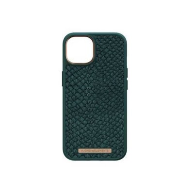 NJORD BYELEMENTS Salm.leather Magsafe Case Iphone 14 (6.1) Gree