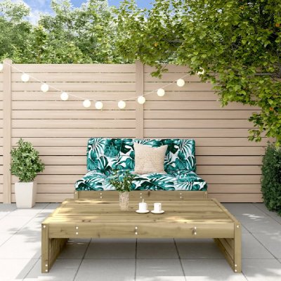 VIDAXL Salon de jardin 2 pcs bois de pin impregne