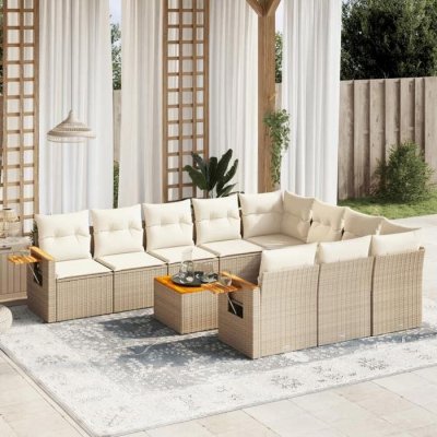 VIDAXL Salon de jardin  - Beige