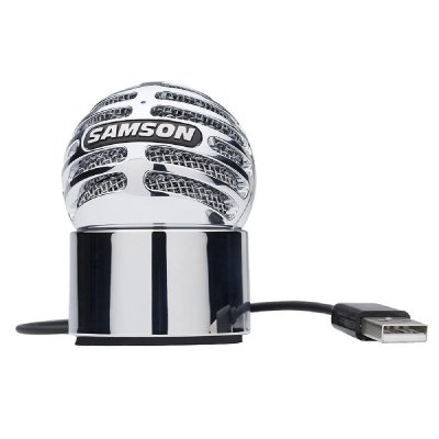 SAMSON  Mereorite USB Microphone &agrave; Condensateur, Chrome