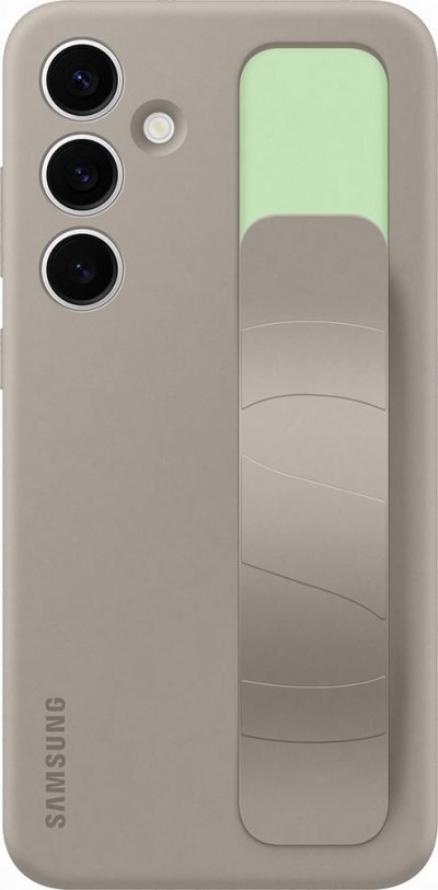 SAMSUNG  Coque arri&egrave;re originale Standing Grip Galaxy S24 Plus - Taupe