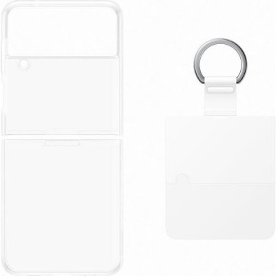 SAMSUNG  Coque Silicone Clear Ring Galaxy Z Flip 4 - Transparent
