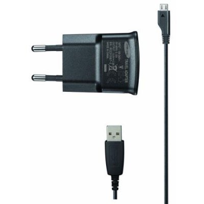 SAMSUNG  ETA0U80EBEGXEF Chargeur Secteur MicroUSB pour Smartphones Noir