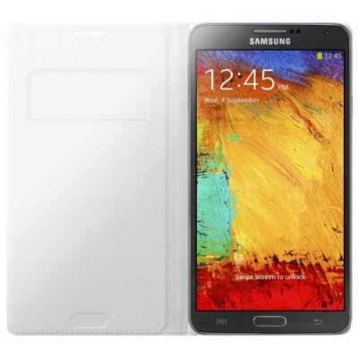 SAMSUNG  Etui &agrave; rabat EF-WN900BW pour  Galaxy Note 3 - Blanc