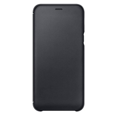 SAMSUNG  Etui &Agrave; Rabat pour Galaxy A6 Noir