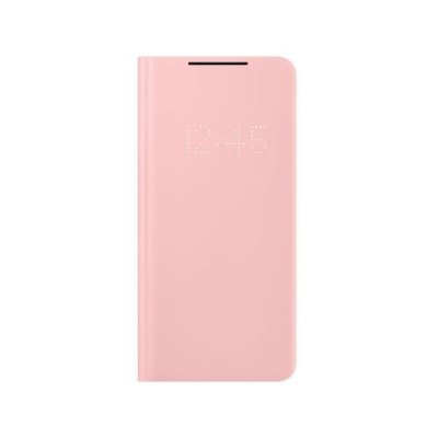 SAMSUNG  &Eacute;tui de t&eacute;l&eacute;phone LED View Galaxy S21 Plus - Rose