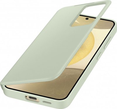SAMSUNG  &Eacute;tui Portefeuille Officiel Galaxy S24 Smart View, Vert Clair