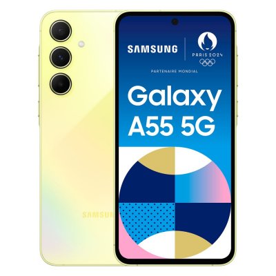 SAMSUNG  Galaxy A55 5G 16,8 cm 14 USB Type C 8 Go 256 Go 5000 mAh Jaune