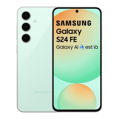SAMSUNG  Galaxy S24 FE Smartphone 5G 256 Go Vert d'eau 