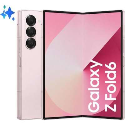 SAMSUNG  Galaxy Z Fold6 Smartphone AI, 256GB, RAM 12GB, Display 6,3"/7,6" Dynamic AMOLED 2X, Pink