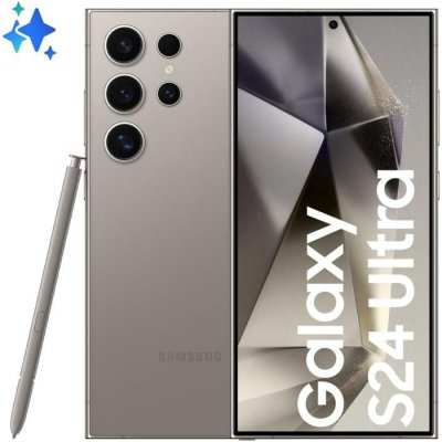 SAMSUNG  S928B Galaxy S24 Ultra 512 Go/12 Go Double SIM Gris titane