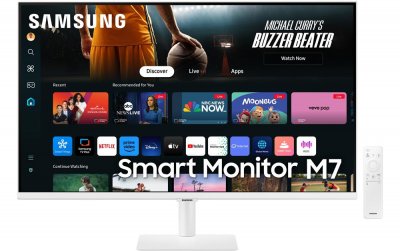 SAMSUNG  Smart Monitor M7 32"" M70D - Blanc - UHD 4K