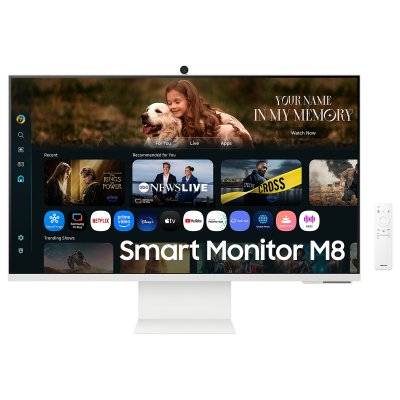 SAMSUNG  Smart Monitor M8 M80F 32"" LCD 4K Ultra HD 4 ms Blanc