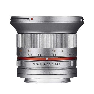 SAMYANG  12mm f/2 NCS CS Argent (M4/3)