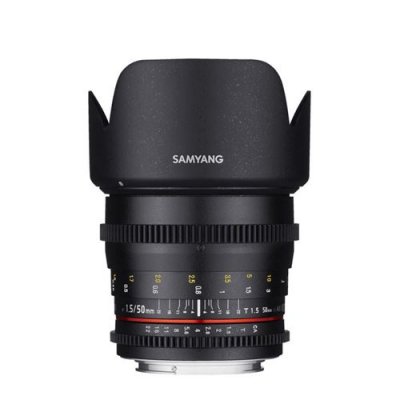 SAMYANG  50 mm T1.5 VDSLR MK2 monture Canon EF objectif vid&eacute;o
