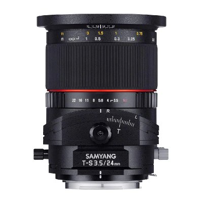 SAMYANG  T-S - objectif &agrave; d&eacute;centrement et inclinaison - 24 mm