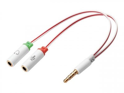 SANDBERG  Headset Converter - prise de casque micro