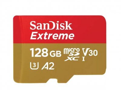 SANDISK  128GB EXTREME Classe 10 UHS-I U3 A2 190MB/S MICRO SDXC SD XC Carte M&eacute;moire