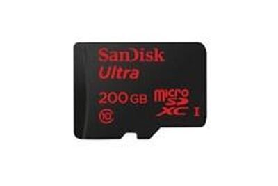SANDISK  200GB MicroSDXC 200 Go UHS Classe 10 - Neuf
