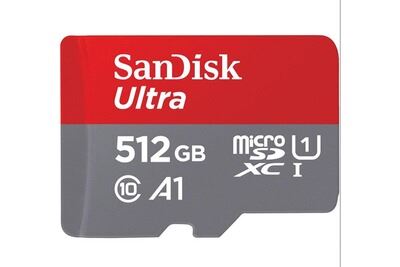 SANDISK  512 GB MicroSDXC Ultra 150MB Card Only - Extended Capacity SD (MicroSDHC)