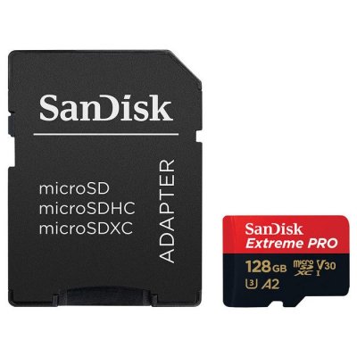 SANDISK  Extreme Pro 128gb Microsdxc Memory Card Dor&eacute;