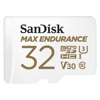 SANDISK  Max Endurance microSDHC UHS-I U3 V30 32 Go + Adaptateur SD