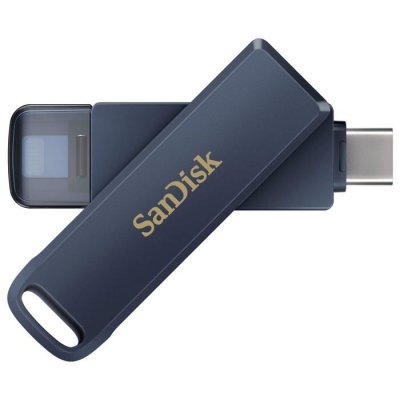 SANDISK  Phone Drive - Cl&eacute; USB - 256 Go - USB-C / Lightning - bleu ciel m&eacute;tallis&eacute;