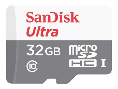 SANDISK  Ultra Lite Microsdhc+adapter 32gb 100mbps Memory Card Noir