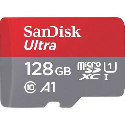 SANDISK  Ultra microSD 128 Go MicroSDXC UHS-I Classe 10 - Neuf