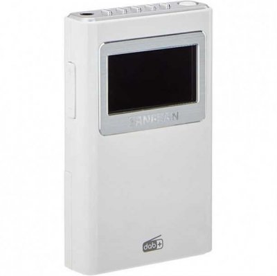 SANGEAN  DPR-39 Radio/Radio-r&eacute;veil MP3 Port USB Blanc